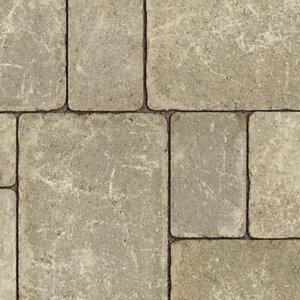 Unilock Brussels Block Paver Standard Stone Sandstone (88.6 sq. ft./pallet)