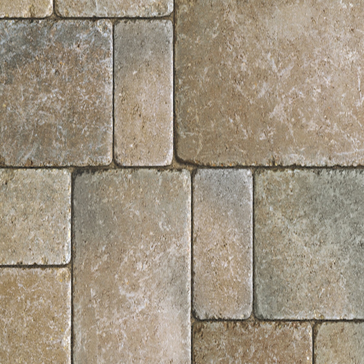 Unilock Brussels Block Paver Half Stone River 7 cm (88.7 sq. ft./pallet ...