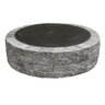 Unilock Romanstack Fire Pit Block Only Round Granite (per Kit)