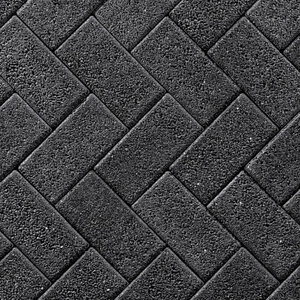 Unilock Series Paver Onyx Black 4 in. x 8 in. 6 cm (117.90 sq. ft./pallet)