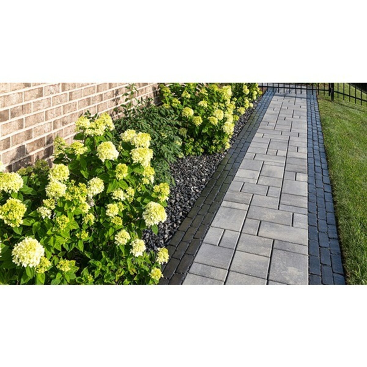 Unilock Treo Smooth Random Paver Permeable Fossil 6 cm (116.87 sq. ft ...