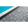 Unilock Treo Smooth Paver Permeable 4 in. x 9 in. Dark Charcoal 6 cm (116.87 sq. ft./pallet)