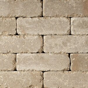 Unilock Brussels Dimensional Standard Wall Non-Tumbled Sandstone 12 in. x 4 in. x 8 in. (81 pc./pallet)