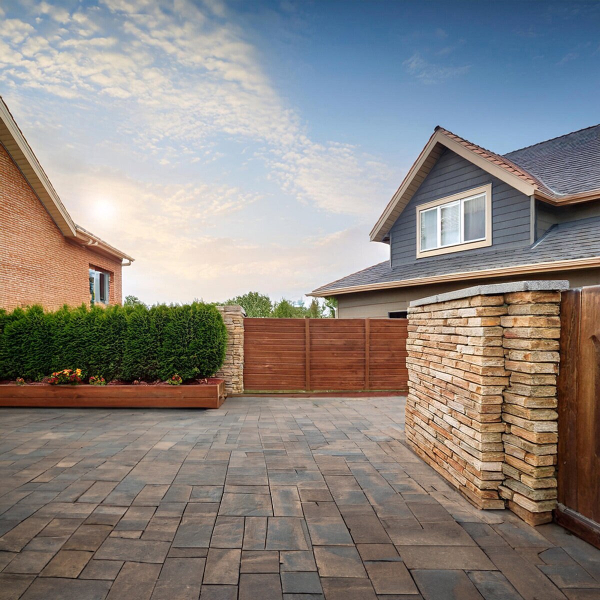 Unilock Beacon Hill Flagstone Paver Random Sierra 6 cm (116.57 sq. ft ...