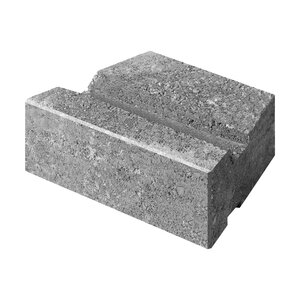 Unilock Quarry Smooth Wall Corner Natural Gray 12 in. x 4-1/2 in. x 9 in. (23.94 sq. ft./pallet)