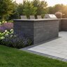 Unilock U-Cara Wall Fascia Panel Closed End Corner Pitched Granite Fusion 6 in. 20-7/8 in. x 5-7/8 in. x 2-3/8 in. (54.18 sq.ft./pallet)