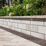 Unilock U-Cara Wall Fascia Panel Smooth Indiana Buff 6 in. 18-3/8 in. x 5-7/8 in. x 2-3/8 in. (84 pc./Pallet)