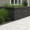 Unilock Quarry Smooth Wall Corner Midnight Charcoal 12 in. x 4-1/4 in. x 9 in. (18.11 sq. ft./pallet)