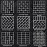 Unilock Series Paver Onyx Black 4 in. x 8 in. 6 cm (117.90 sq. ft./pallet)