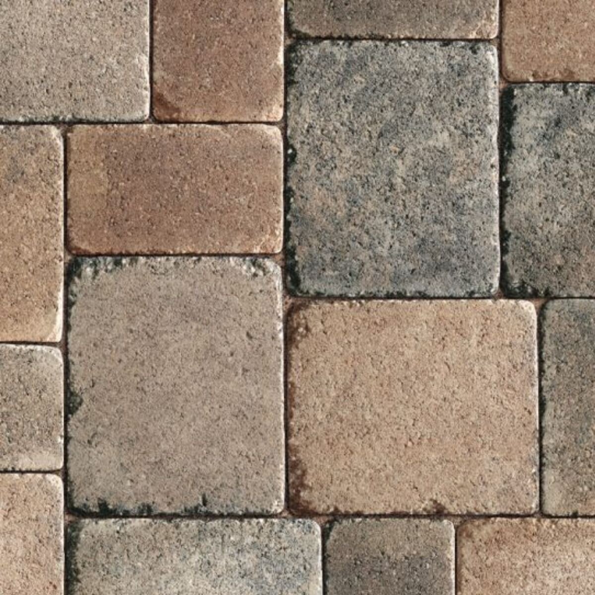 Unilock Brussels Block Paver Standard Stone Sierra 7 cm (94.91 sq. ft ...