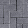 Unilock Hollandstone Paver Charcoal 4 in. x 8 in. 6 cm (106.2 sq. ft./pallet)