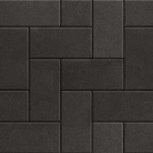 Unilock Holland Premier Paver Dark Charcoal 4 in. x 8 in. 6 cm (106.2 sq. ft./pallet)