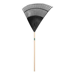 Union Tools Leaf Rake 30 in. Poly Head 48 in. Wood Handle