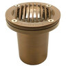 Unique Nova Shroud In-Ground Light Brass Housing Weathered Brass 4W 2700K LED 25 ft Lead