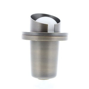 Unique Nova In-Ground Light Brass Housing Weathered Brass No Lamp 25 ft Lead