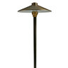 Unique Endeavor Path Light 60 in. Riser Brass Housing Weathered Brass Finish No Lamp