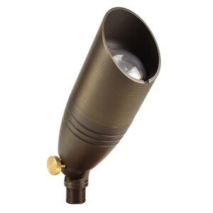 Unique Pulsar Up Light Brass Housing Weathered Brass 4W 3000K 40 Deg. LED