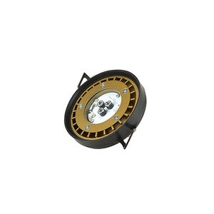 Unique F100 Black Well Light Gimble Ring Rubber Construction for Enhanced Durability