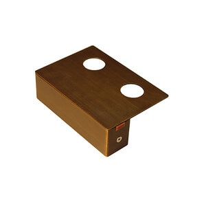 Unique Vanguard5 Niche Light Brass Housing Weathered Brass 1W 3000K LED