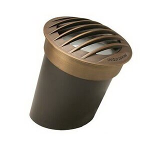 Unique Apollo Star Well Light Composite Housing Weathered Brass 7W 2700K LED 25 ft. Lead