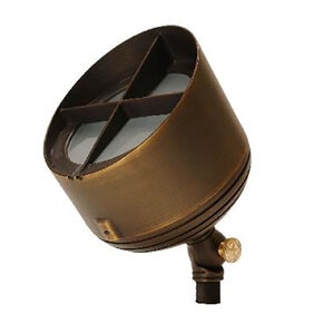 Unique Big Bang Up Light Brass Housing Weathered Brass 7W 2700K 32 Degree LED