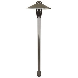 Unique Neutron Path Light 18 in. Riser Aluminum Black Finish 2W 2700K LED