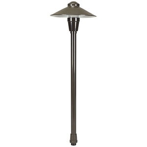 Unique Solaris Path/Area Light Brass Housing Weathered Brass Finish 2W 3000K LED