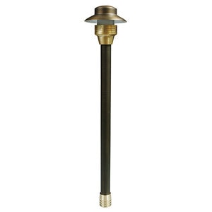 Unique Path Light Centaurus Brass Housing Weathered Brass Finish LED 2W 2700K