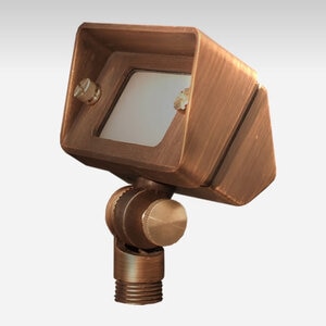 Unique Stellar Wall Wash Brass Housing Weathered Brass 2.4W 2700K LED