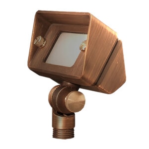 Unique Stellar Wall Wash Brass Housing Weathered Brass 2.4W 3000K LED