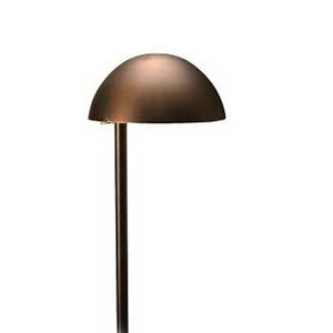 Unique Venus Path Light 12 in. Riser Brass Housing Weathered Brass Finish 2W 3000K LED