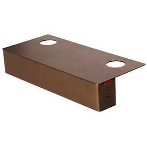 Unique Voyager5 Louver Solid Brass Housing Weathered Brass 2W 3000K LED