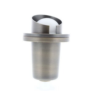 Unique Nova In-Ground Light Brass Housing Weathered Brass 4W 2700K LED 25 ft Lead