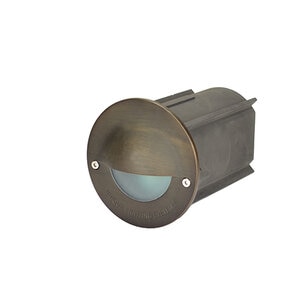 Unique Newton Niche Light Brass Housing Weathered Brass LED 4W 2700K