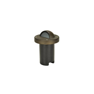 Unique Nova Eyelid In-Ground Light Brass Housing Weathered Brass 5W 3000K LED 25 ft Lead