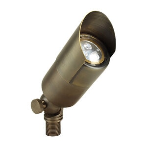 Unique Valor Convex Up Light Weathered Brass 12V LED 5W 2700K