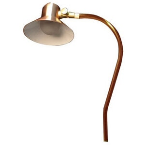 Unique Canterbury Path/Area Light Copper Housing Natural Copper Finish No Lamp