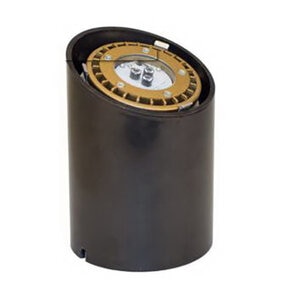 Unique F200 Well Light Composite Housing Black 7W 2700K LED with Debris Guard 25 ft Lead