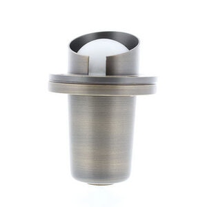 Unique Nova In-Ground Light Brass Housing Weathered Brass 3W 2700K LED 25 ft Lead