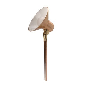 Unique Windsor Path/Area Light Copper Housing Copper Finish 20W Halogen Lamp