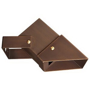 Unique Quasar 2 Down Light Brass Housing Weathered Brass No Lamp