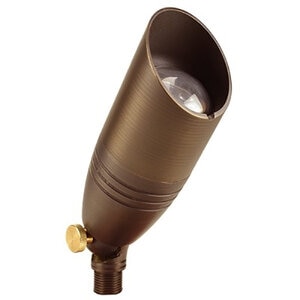 Unique Pulsar Up Light Brass Housing Weathered Brass 4W 2700K 40 Deg. LED