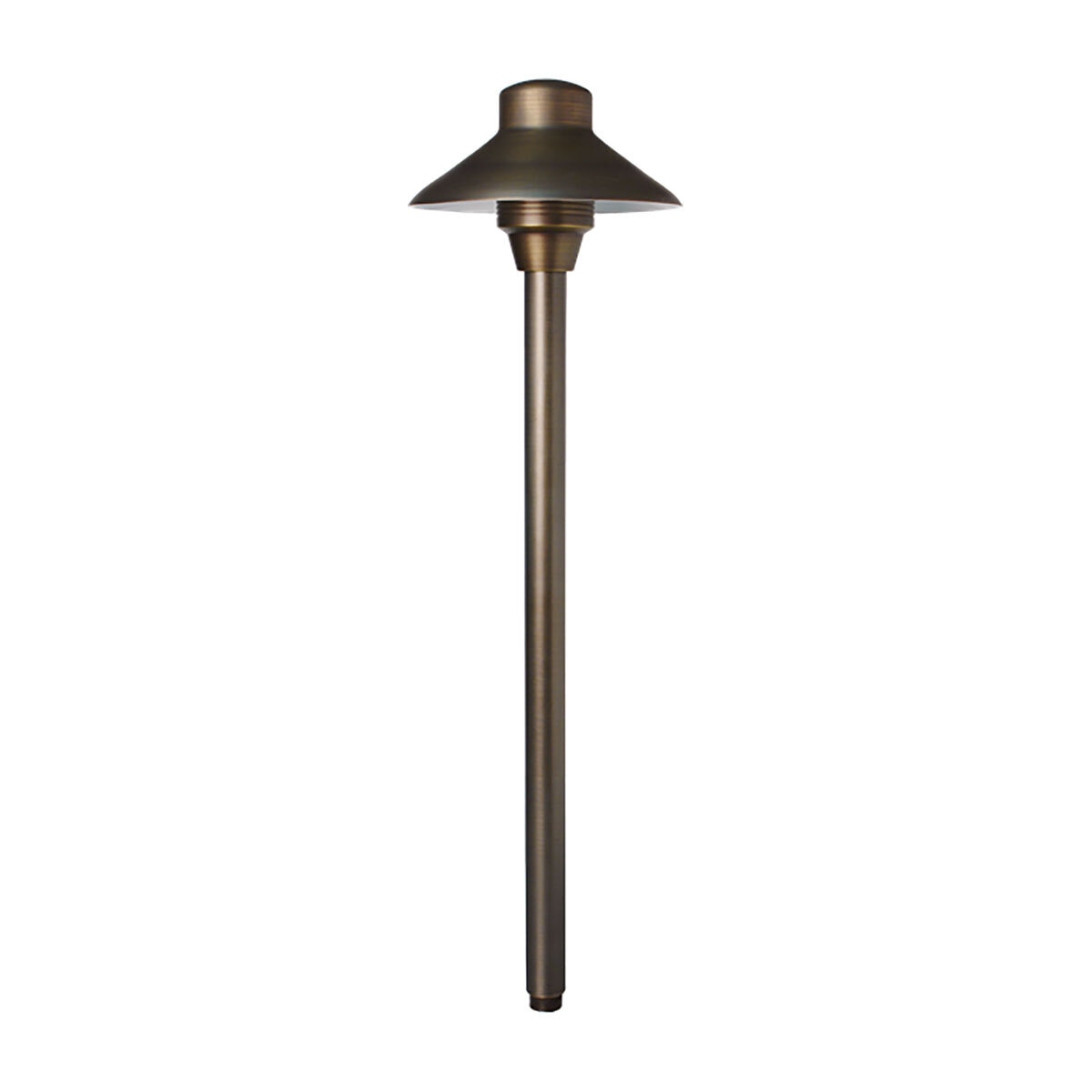 Unique 6 Lancer Path Light 18 in. Riser Brass Housing Black Finish No ...