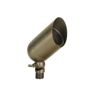 Unique Up Light Positron Weathered Brass Finish LED 4W 2700K 40 Degree Light Brass Housing