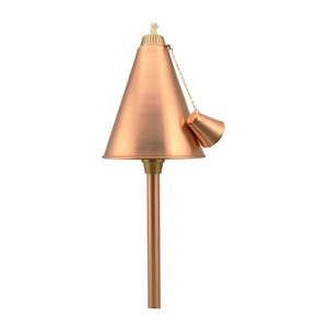 Unique Islander Area Light Satin Copper No Lamp 25 ft. Lead