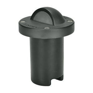 Unique Nova Eyelid In-Ground Light Brass Housing Black Finish No Lamp