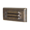 Unique Voyager 5 in. Flush Mount Louver Step Light Weathered Brass 2W 2700K LED Painted