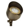 Unique Bishop Up Light Brass Housing Weathered Brass 7W 2700K 32 Deg. LED