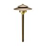 Unique Saturn Path Light Brass Housing Weathered Brass Finish 2W 2700K LED