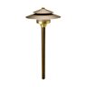 Unique Saturn Path Light Brass Housing Weathered Brass Finish 2W 2700K LED
